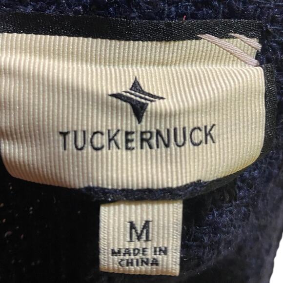 Tuckernuck Textured Myla Romper Color: Navy Blue Size: Medium - Picture 8 of 12